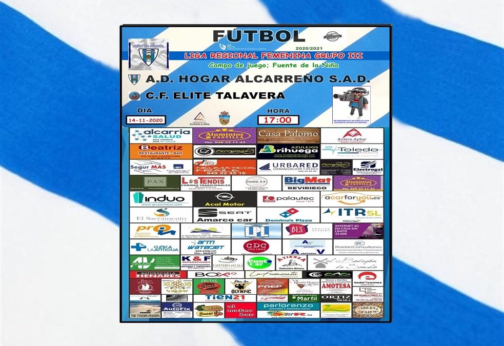 DEBUT HISTORICO DEL EQUIPO FEMENINO DEL HOGAR ALCARREÑO EL PROXIMO SABADO 14 NOVIEMBRE 2020